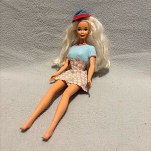 1966 Vintage Barbie Doll Blonde Hair Blue Eyes Malaysia Mattel Inc.